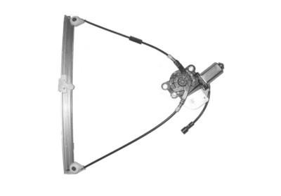 raammechanisme, 3 drs, incl motor, rechts Renault Clio, 2001-200