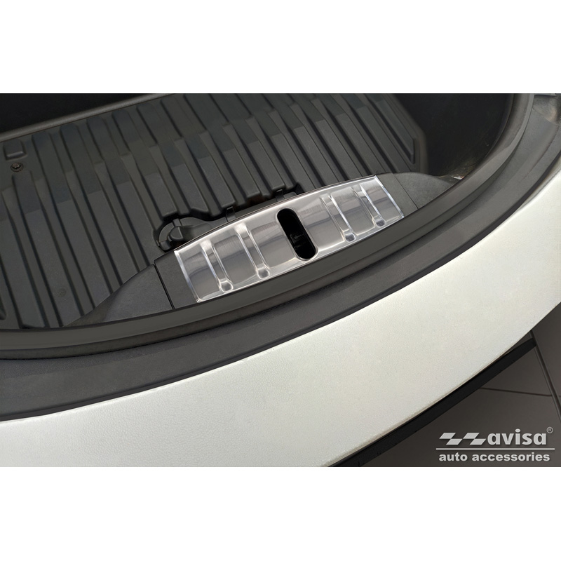 Plaques de protection avant du coffre en acier sur mesure pour Tesla Model 3 2019-2023 - Argent