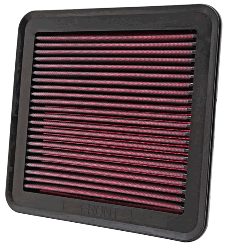 K&N Filtre à air de remplacement sur mesure pour Mitsubishi L200/Triton 2.5D 2006-2015 (33-2951)