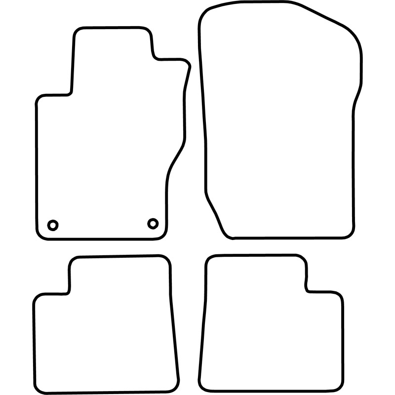 Set de tapis de sol sur mesure pour Mercedes ML W164 2005-2012