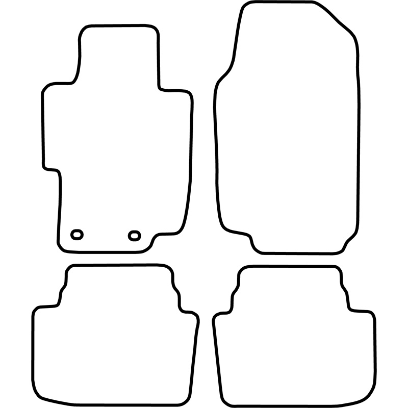 Set de tapis de sol sur mesure pour Honda Accord 2003-2008