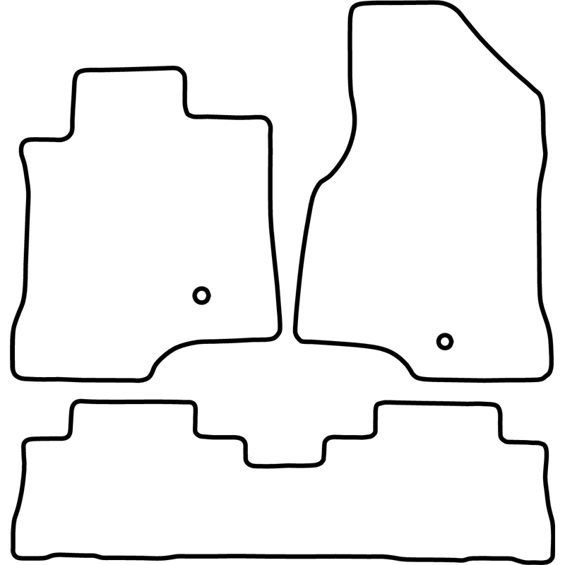Set de tapis de sol sur mesure pour Opel Antara 2011-