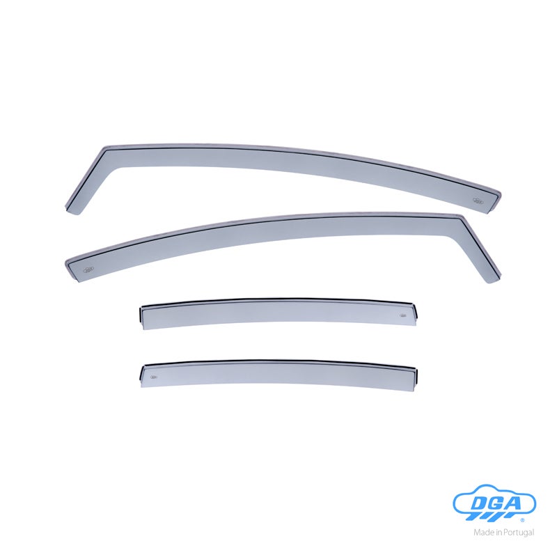 DGA Jeu de Déflecteurs d'Air sur mesure pour Seat Leon II (1P) 2005-2012 (4-pièces)