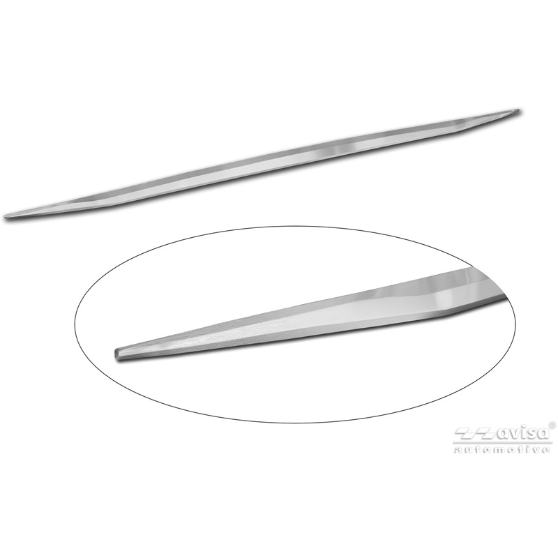 Avisa Revêtement d'habillage du hayon du coffre inox brossé sur mesure pour Skoda Kodiaq II (PS7) 2024-