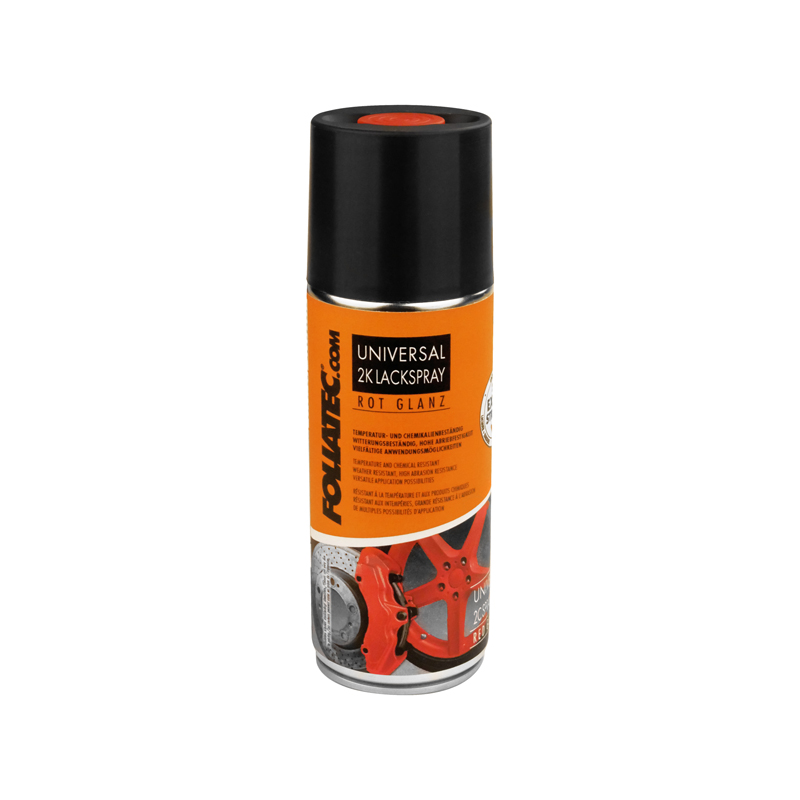 Foliatec Universal 2C Spray Peinture - rouge brillant 1x400ml
