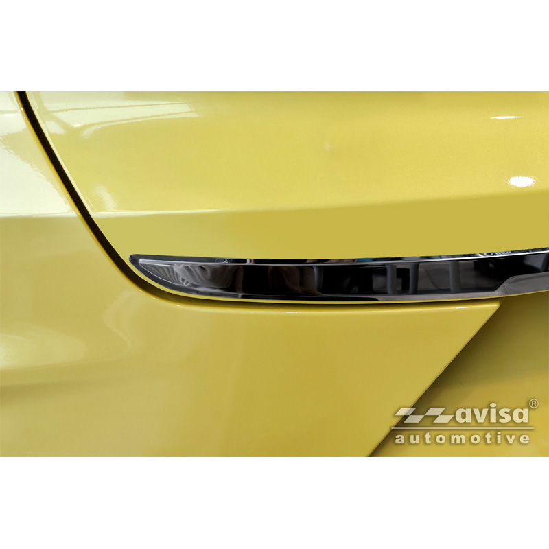 Avisa Moulure de hayon en Inox Noir Chrome sur mesure pour Ford Puma 2019-