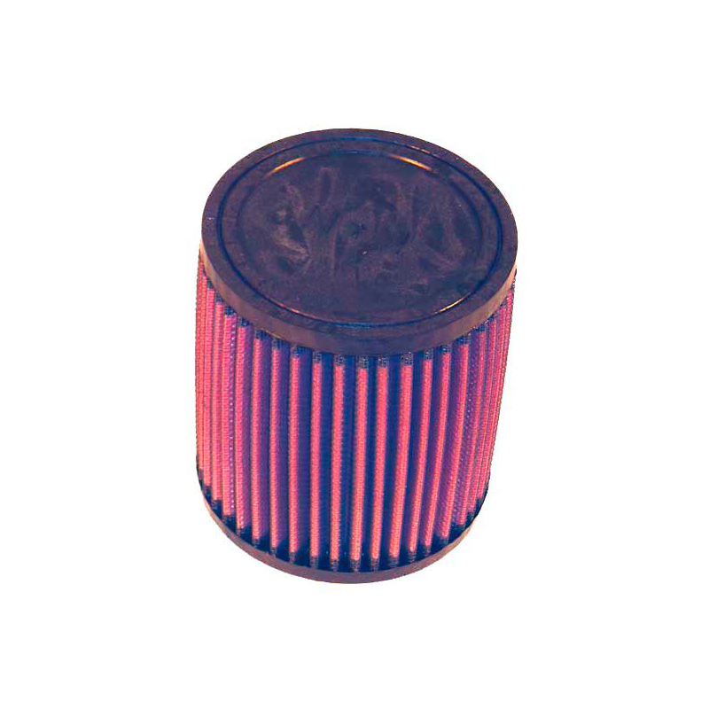 K&N Filtre à Air Universel Cylindrique 68mm raccordement, 114mm diamètre, 127mm hauteur (RU-0910)