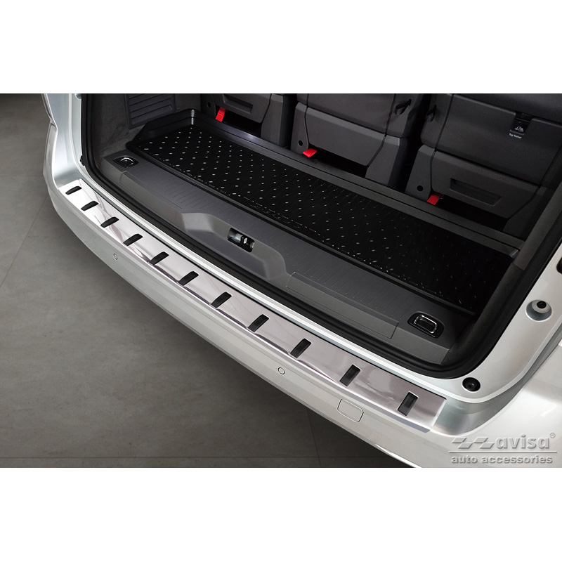 Protection de seuil arrière inox sur mesure pour Volkswagen Multivan T7 2021- 'STRONG EDITION'