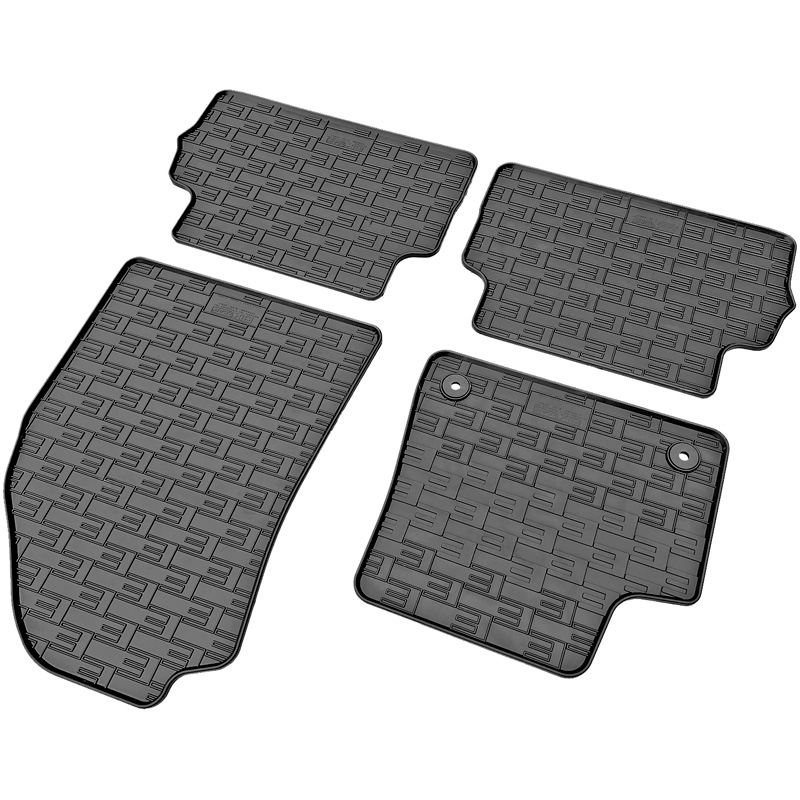 CIKCAR Set tapis de caoutchouc sur mesure pour Fiat Grande Panda EV 2025- (4-pièces + points de fixage)