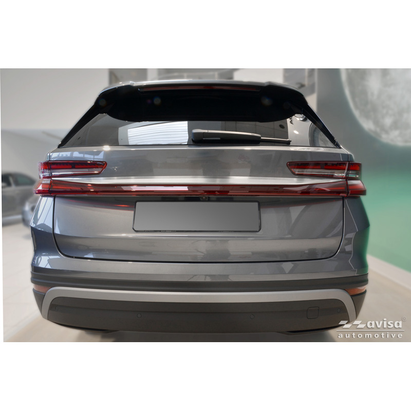 Avisa Revêtement d'habillage du hayon du coffre inox brossé sur mesure pour Skoda Kodiaq II (PS7) 2024-