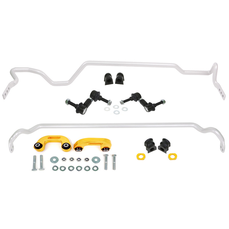 Whiteline Kit de barre stabilisatrice avant et arrière sur mesure pour Subaru Impreza Hatchback/Sedan 2001-2007