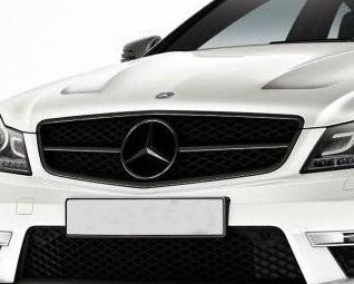 Grill Mercedes C-klasse W204 AMG-look zwart
