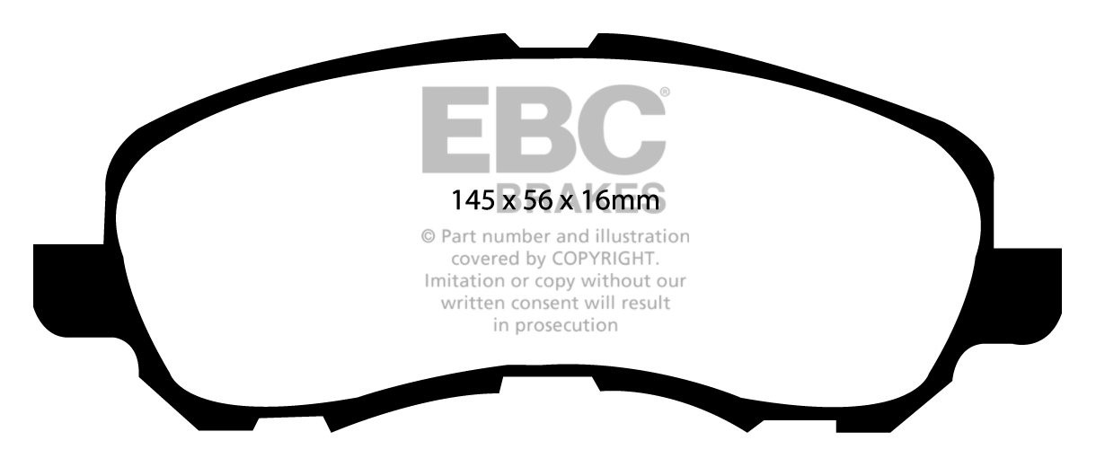 EBC Brakes CHRYSLER (USA) Sebring 2.7 2007-.. Remblokken voorzij