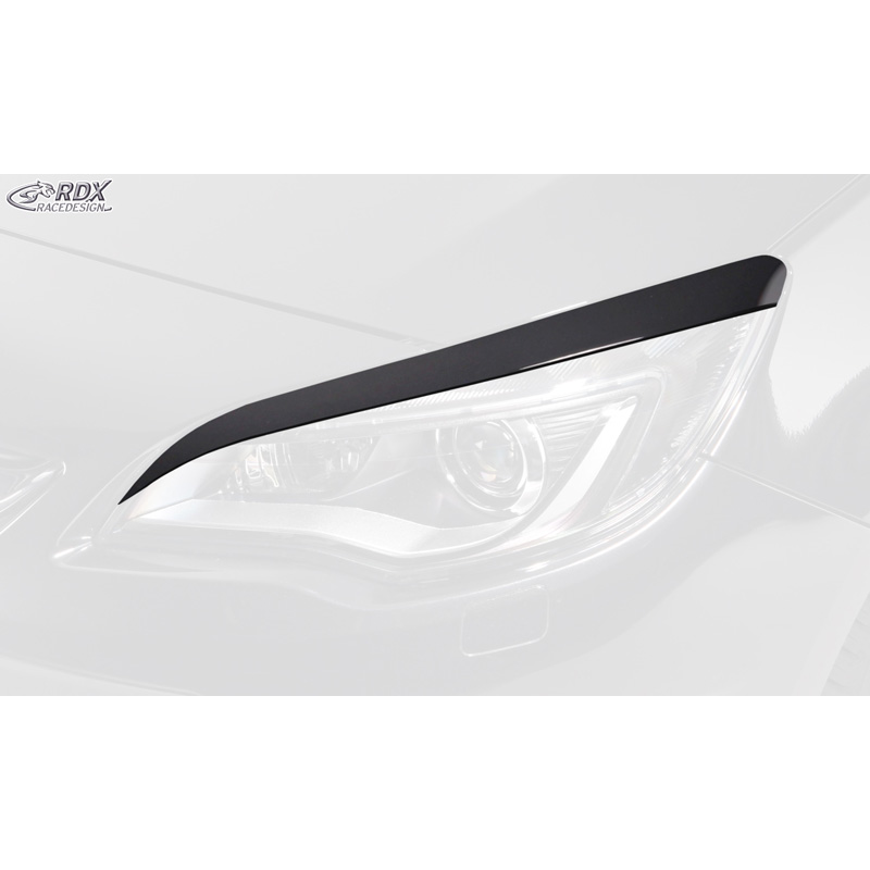 Spoilers de phares sur mesure pour Opel Astra J HB 5-portes/Sportstourer 2009-2015 (ABS)