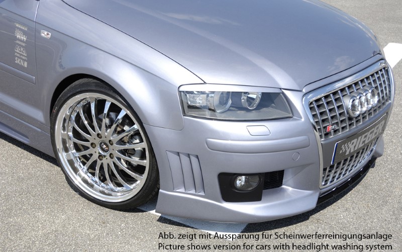 Voorbumper Audi A3 8P nieuw design Rieger