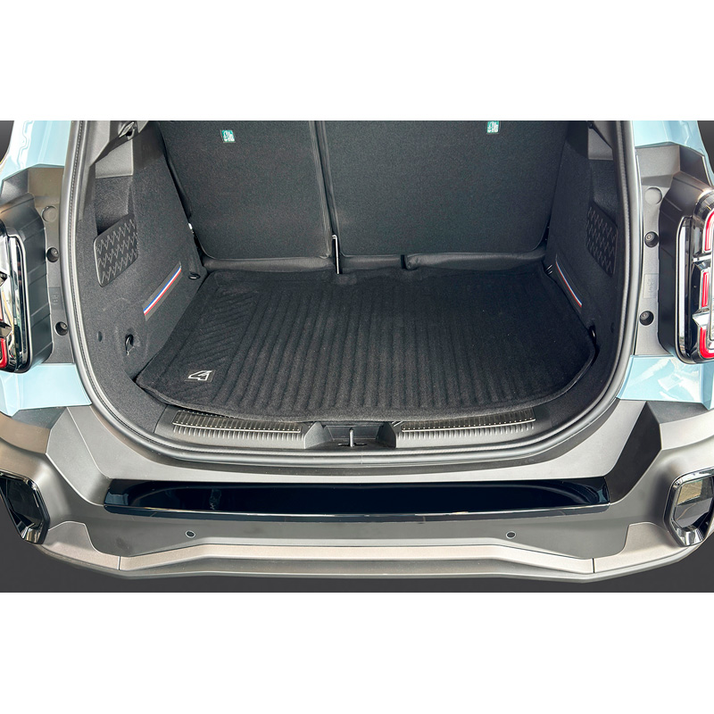 RGM Protection de seuil arrière (ABS) sur mesure pour Renault 4 E-Tech 2025- Noir brillant