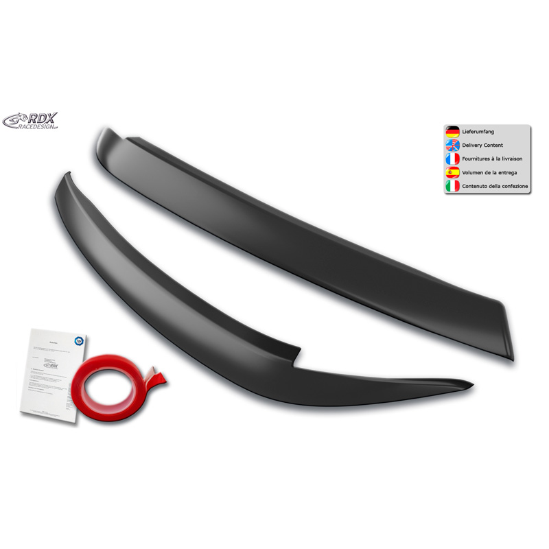 Spoilers de phares sur mesure pour Volkswagen Caddy V 2020- (ABS)