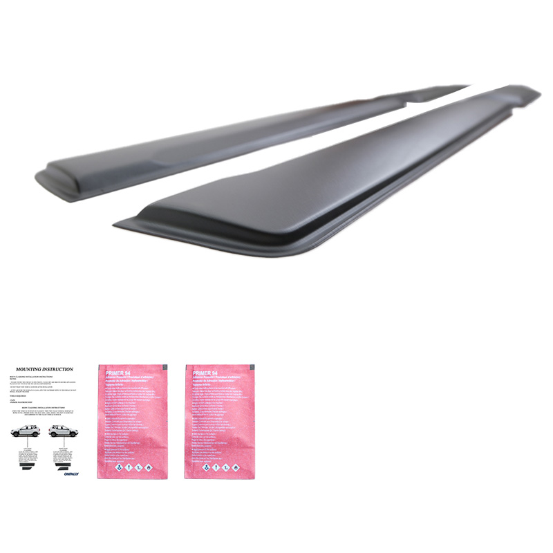 Jeu de baguettes de porte sur mesure pour Dacia Duster II 2018-2024 (sans marquage Duster) - Noir mat