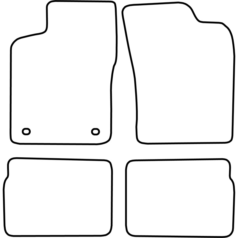 Set de tapis de sol sur mesure pour Daewoo Espero 1990-1999