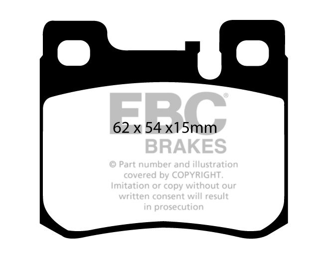 EBC Brakes MERCEDES C-Class (W202) C280 94-96 Remblokken achterz