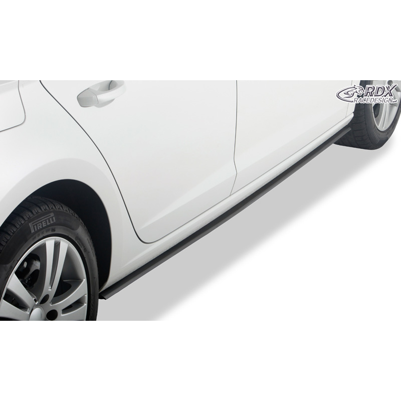 RDX Safe 'N Style Spoiler avant/Jupe latérale universelle 250cm Caoutchouc EPDM Noir