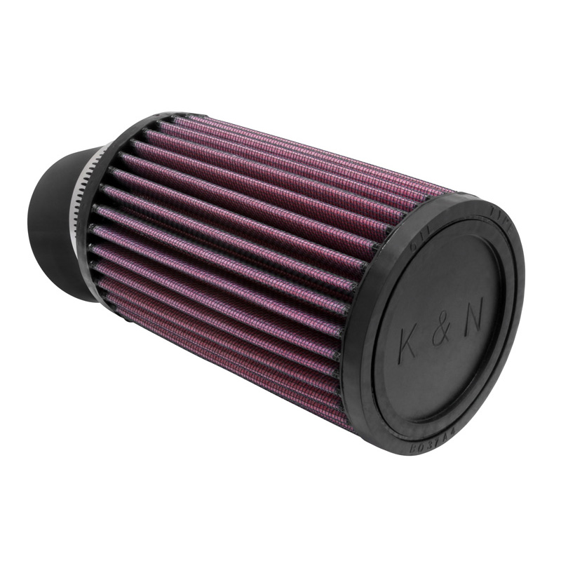 K&N Filtre à Air Universel Cylindrique 62mm raccordement, angle 20 degrés, 95mm diamètre, 152mm hauteur (RU-1770)