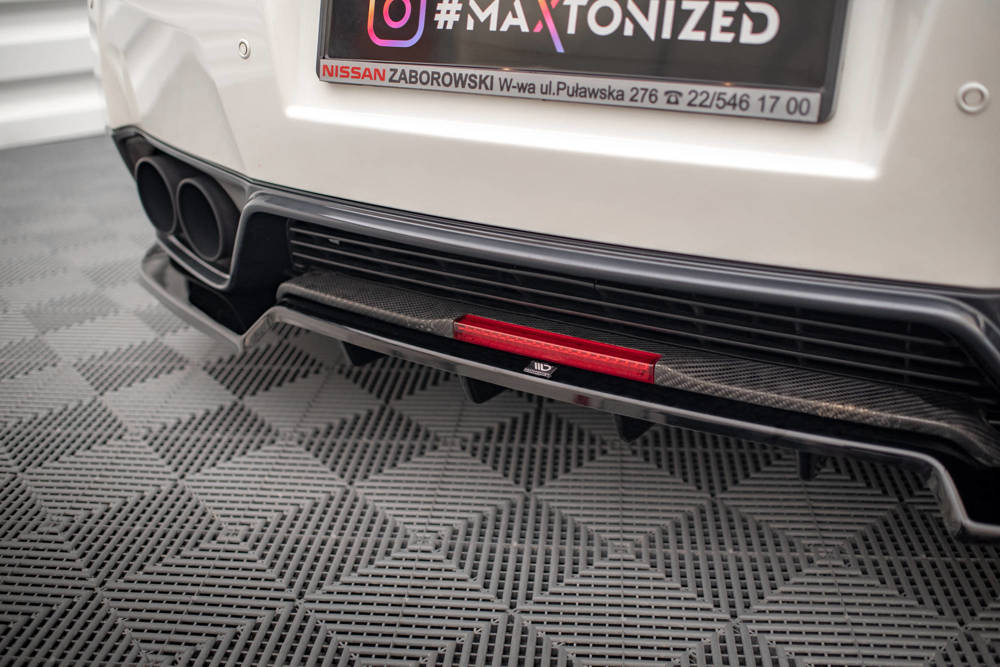 Diffuser Nissan GTR R35 11-16 Maxton Glans Zwart
