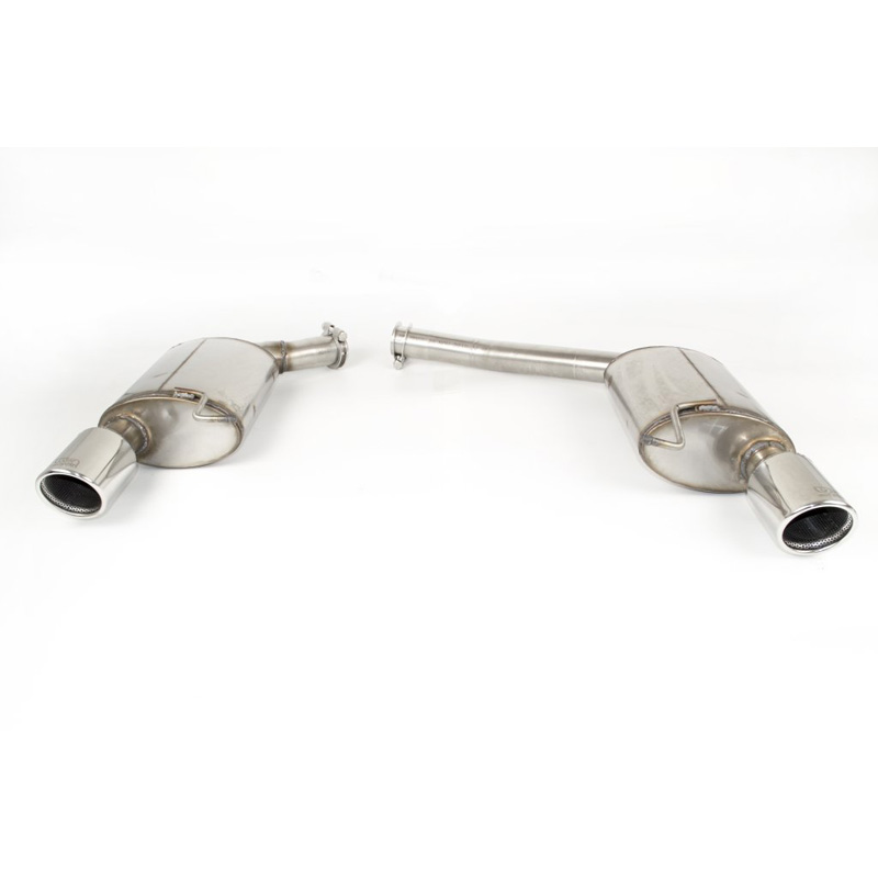 Échappement inoxydable double sur mesure pour Audi A4 (B8) Avant 2.0 TSI 155kW 2007-2011 90mm