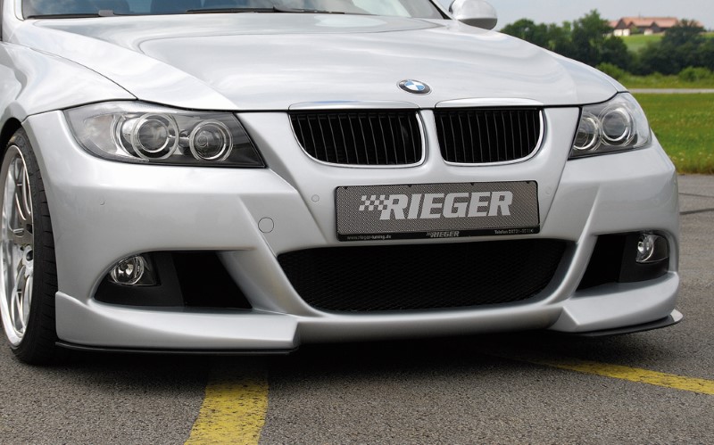 Voorbumper BMW E90 met ABE met uitsparing voor pdc Rieger