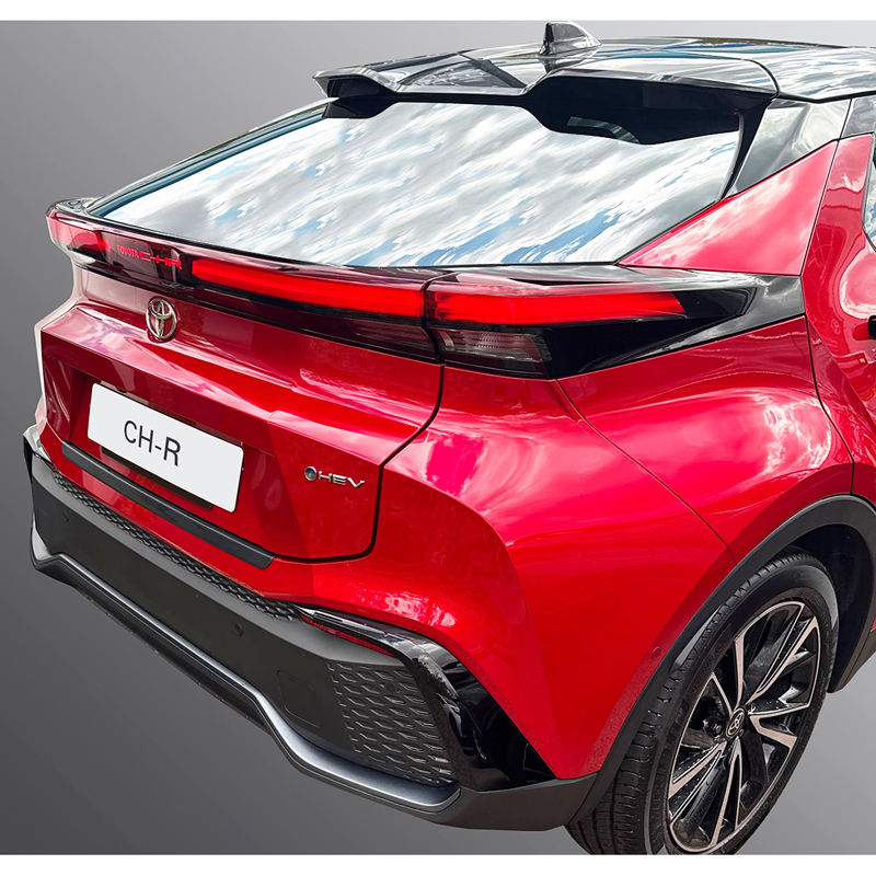 RGM Protection de seuil arrière (ABS) sur mesure pour Toyota CH-R Hybrid & Plug-in-Hybrid 2023- Noir