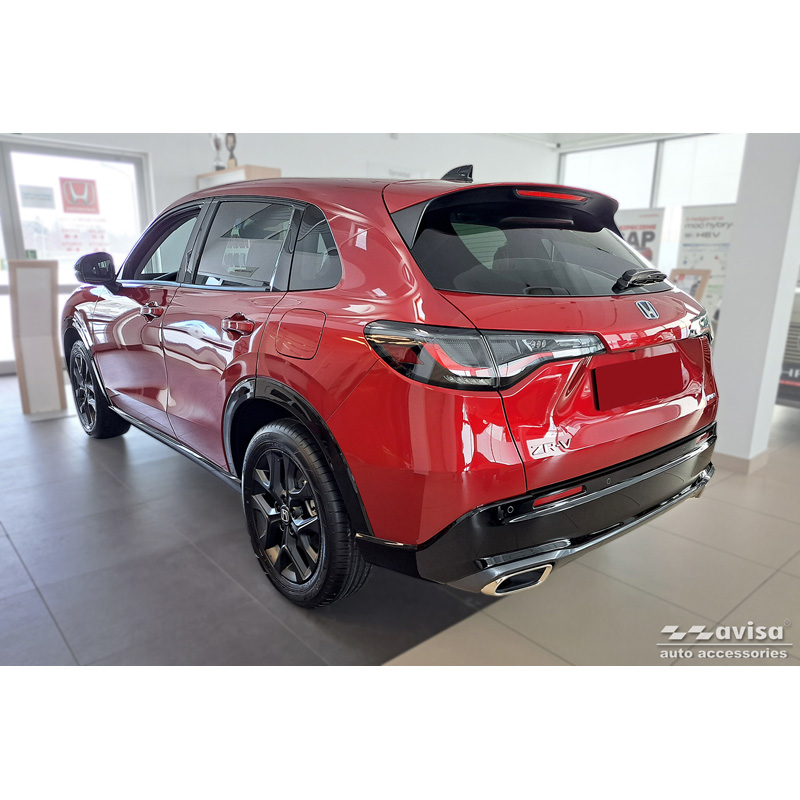 Protection de seuil arrière inox noir mat sur mesure pour Honda ZR-V (RZ4) 2023-