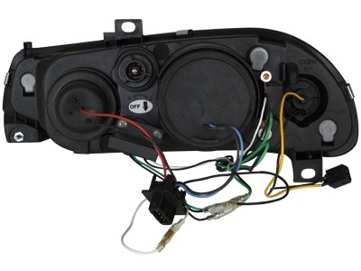 Phares Alfa Romeo 156 LED Yeux du Diable Dayline chrome