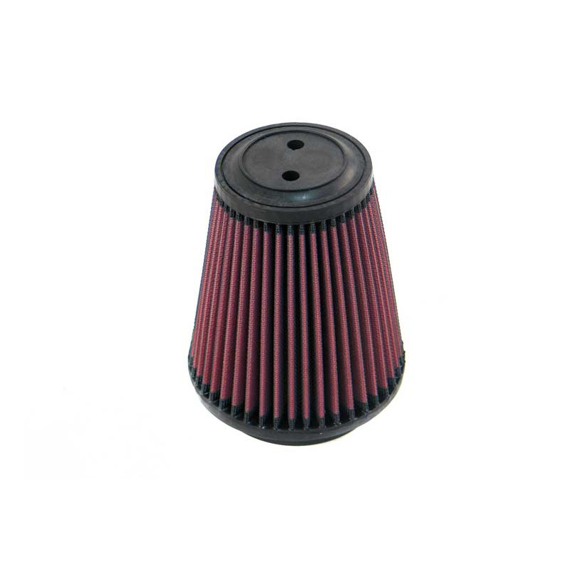 K&N Filtre à Air Universel Conique 102mm raccordement, 137mm de base, 89mm en haut, 152mm hauteur, avec 2 trous de ventilation (RU-5141)