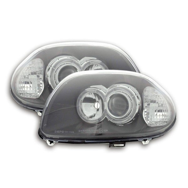 Phares Renault Clio B Angel Eyes