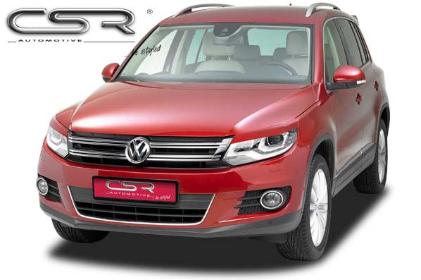 Koplampspoiler VW Tiguan I (5N) CSR Glans Zwart