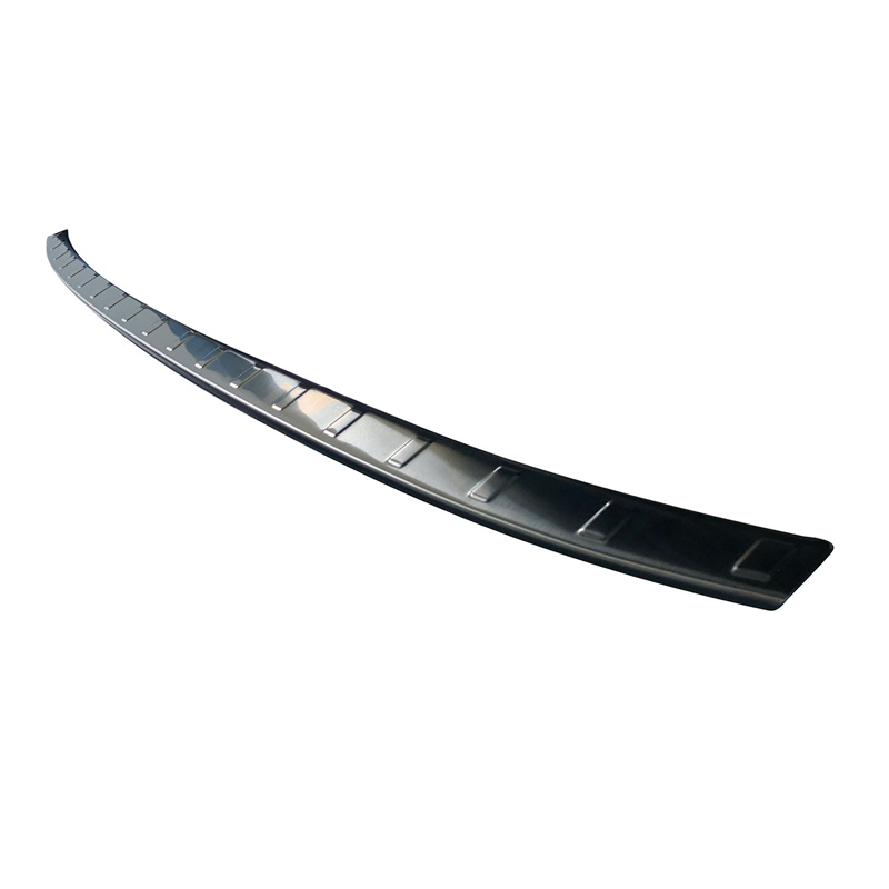 Protection de seuil arrière inox noir sur mesure pour Mazda CX-30 2019 'Ribs'