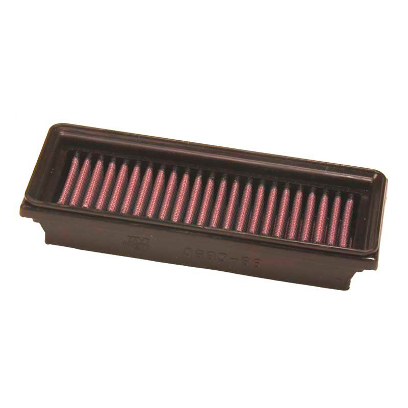 K&N Filtre à air de remplacement sur mesure pour Renault Clio, Twingo 1.2i 16V 2001-2007 / Nissan Kubistar 1.2 16V 2006-2008 (33-2860)
