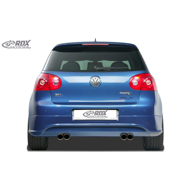Jupe arrière sur mesure pour Volkswagen Golf V R32 Hatchback 3/5-portes 2003-2008 (échappement à gauche/droite) excl. Variant/Plus (ABS)
