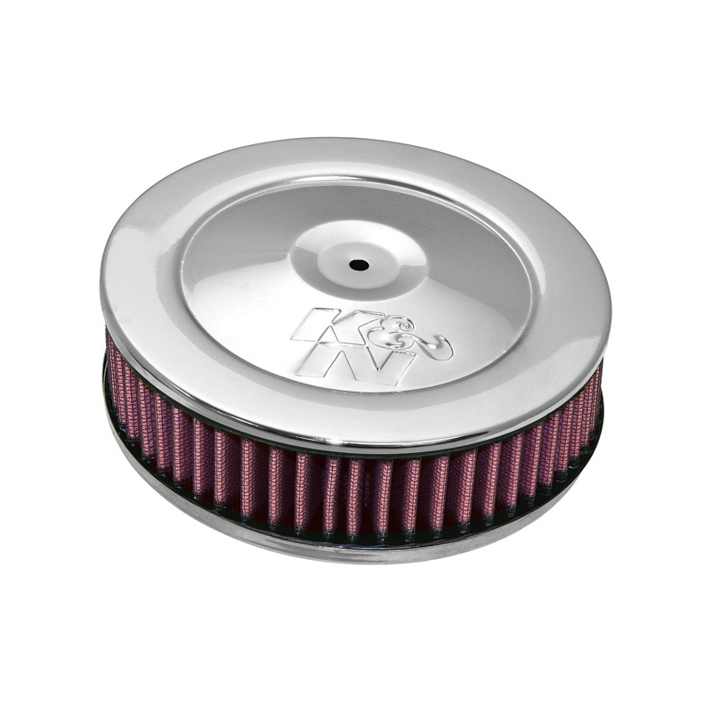 K&N Filtre à Air rond - 59mm raccord, 178mm diamètre, 78mm hauteur (60-1010)
