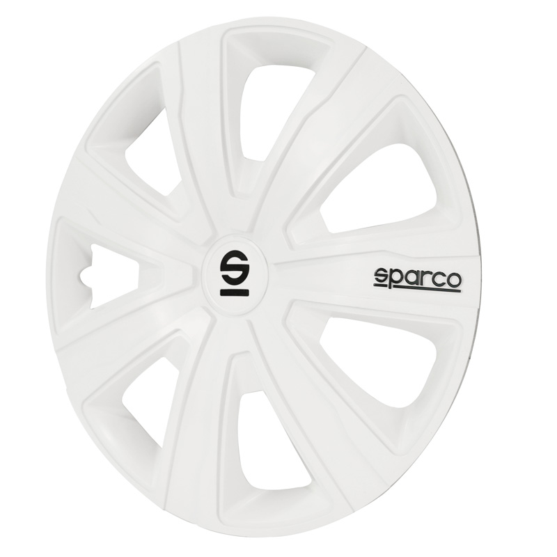 Sparco Enjoliveurs Palermo - 15-pouces - Blanc - Set de 4 pièces