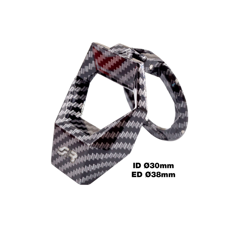 Simoni Racing Protection du Bouton de Démarrage - Carbon - Ø30mm