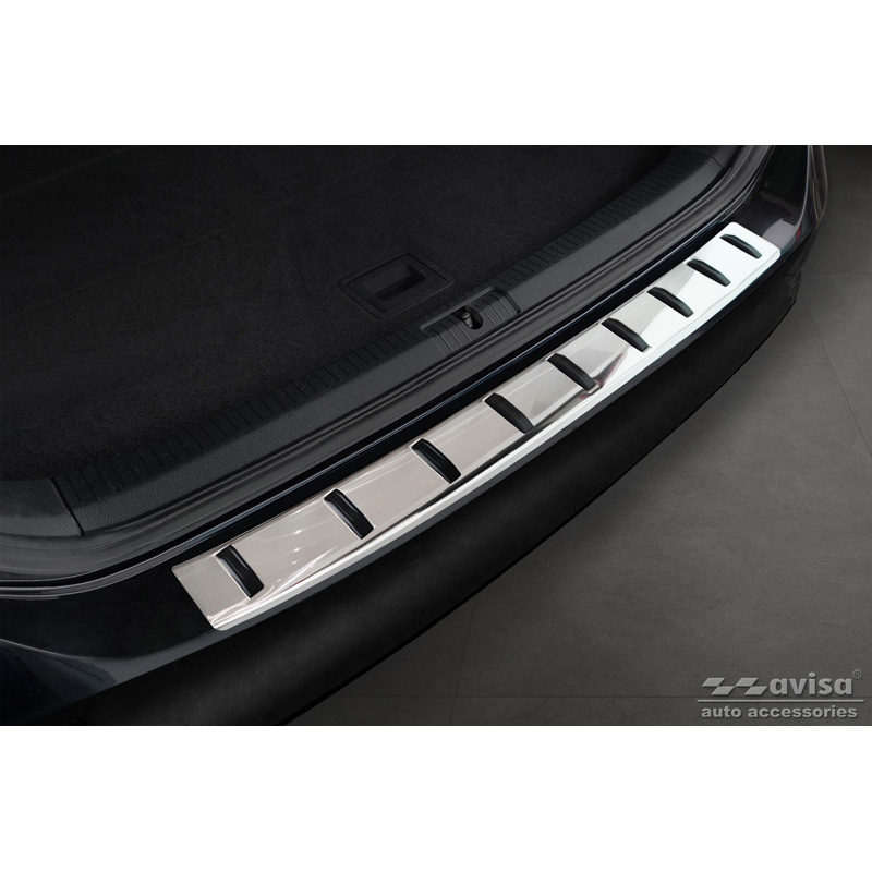 Protection de seuil arrière inox sur mesure pour Volkswagen Golf VII Variant incl. Alltrack 2012-2017 'STRONG EDITION'