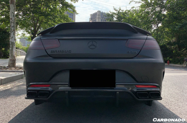 Mercedes Benz S Class C217 Coupe RT Style Carbon Fiber Spoiler 2014-2021