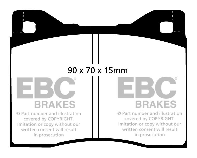 EBC Brakes BMW 2000 2.0 Tii 66-71 Remblokken voorzijde