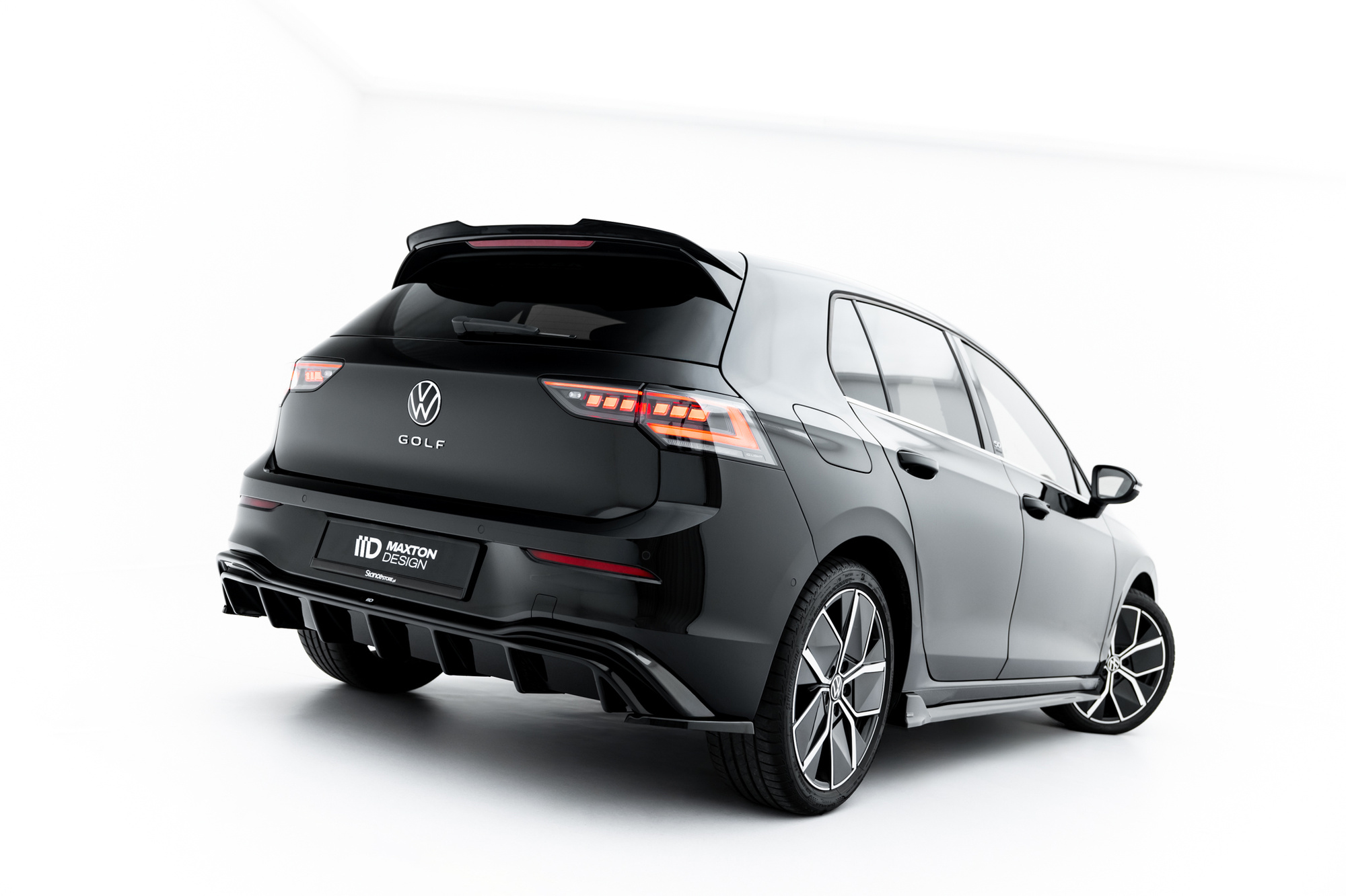 Diffuser Volkswagen Golf 8 Glans Zwart