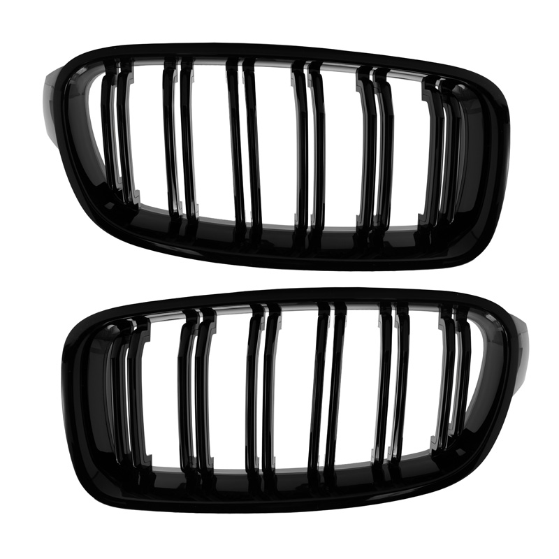 Grilles Noir Luisant sur mesure pour BMW Série 3 F30/F31 2012-2016 'M-Style'