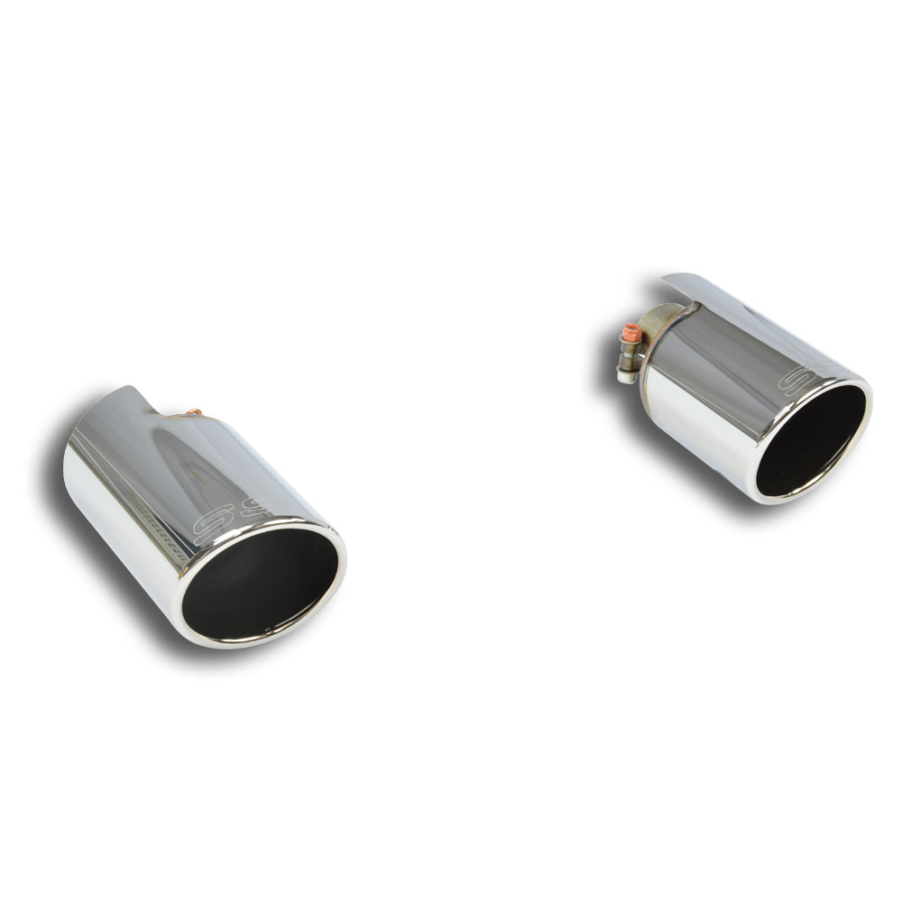 695 ABARTH 1.4T "Biposto" (190 Hp) (Ø65) 2014 Endpipe kit Right O100 - Left O100