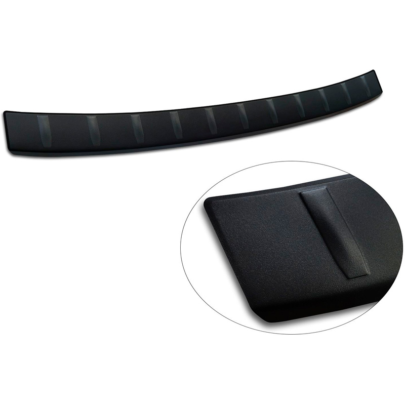 Avisa Protection de Seuil de Coffre Acier Inox sur mesure pour Audi A5 Avant (B10) 2024- - Noir Mat