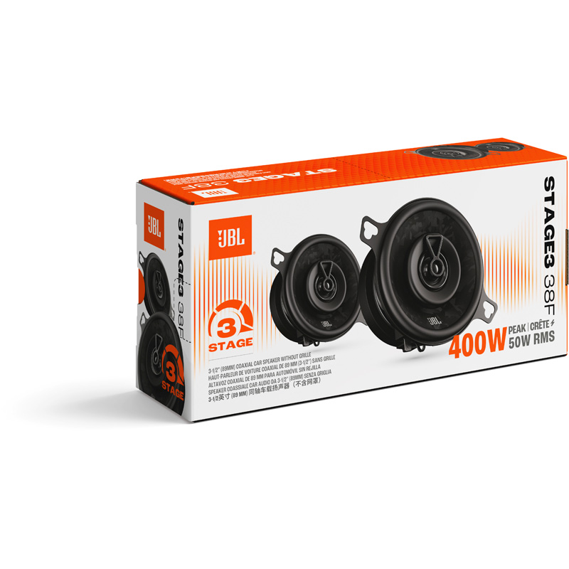 JBL Stage 3 Gen2 38F 3.5'' (89mm) 2-Weg 400Watt Set de haut-parleur (sans grille)