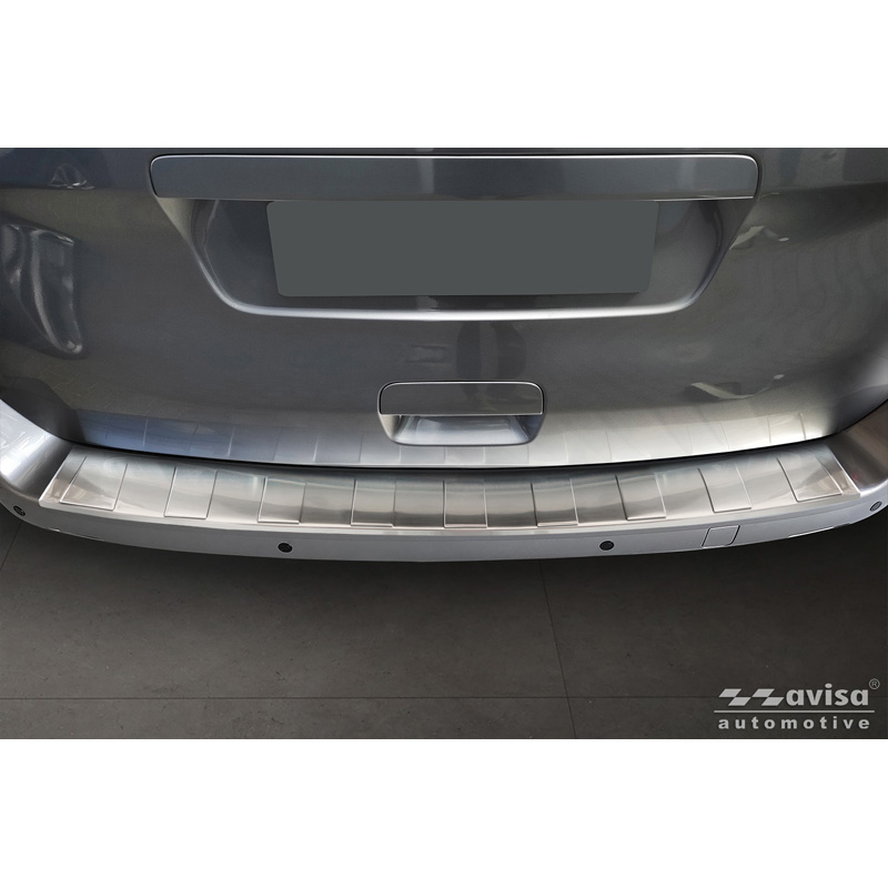 Avisa Protection de seuil arrière inox sur mesure pour Citroën Space Tourer & Jumpy 2016- / Peugeot Traveller & Expert 2016- / Toyota Proace Verso 2016- / Opel Vivaro & Zafira Life 2019-